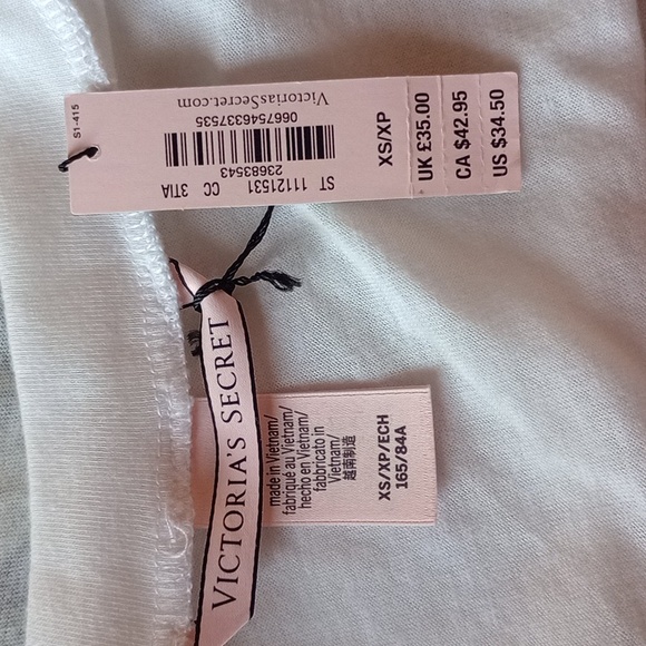 Victorias Secret Supermodel Photograph Short Sleeve Crew Neck Tee T-Shirt  Xs - Picture 2 of 2